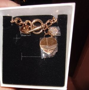 Chloe + Isabel Gold Heart Charm Bracelet